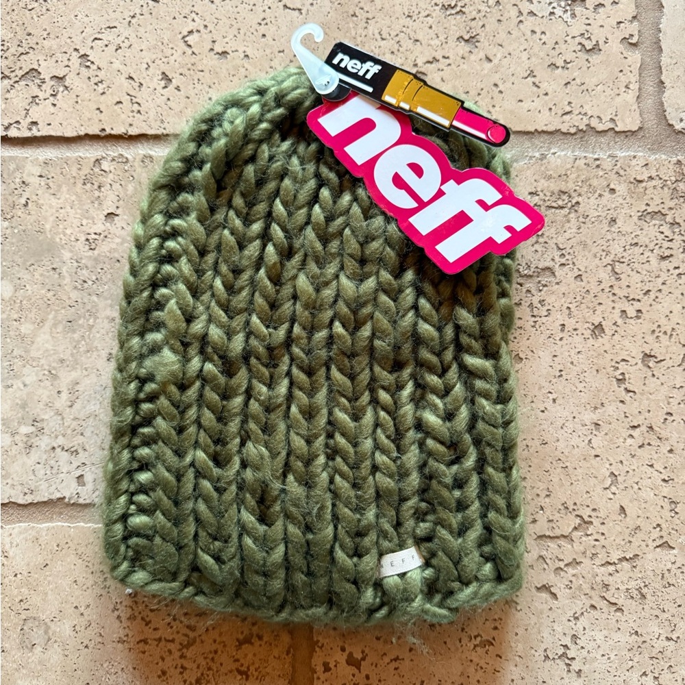 Neff Green Knit Beanie